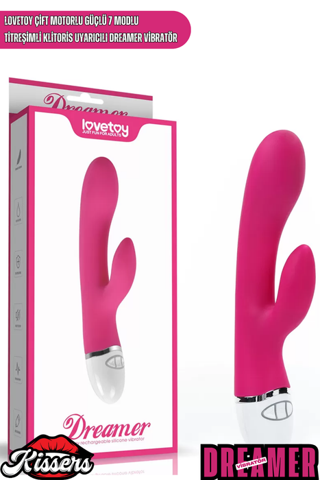Lovetoy Çift Motorlu Güçlü 7 Modlu Titreşimli Klitoris Uyarıcı Dreamer Vibratör