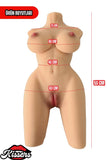 Sesli Titreşim Usb Şarjlı Anal Vajinal Isıtmalı 6 Kg 50 cm Melez Sex Doll Realistik Manken