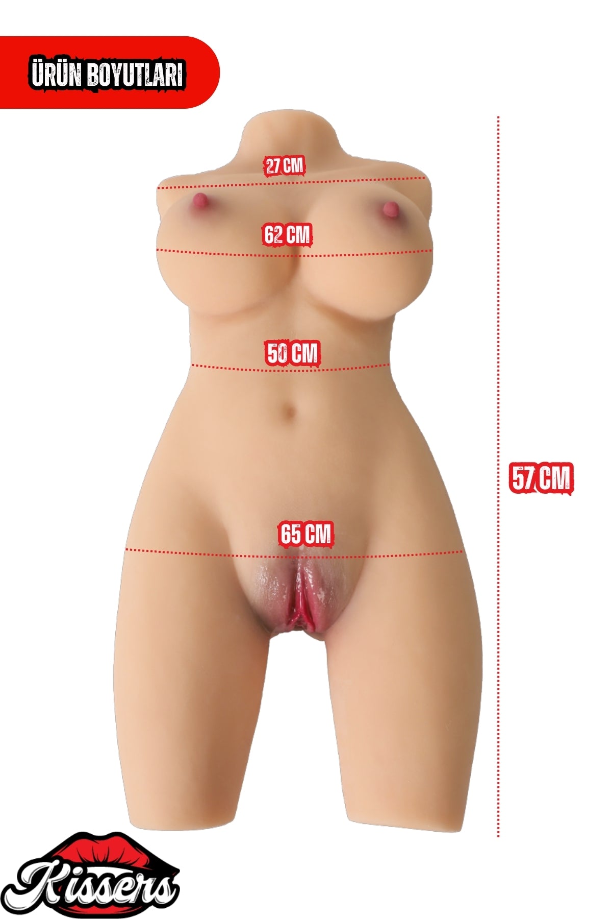 Sesli Titreşim Usb Şarjlı Anal Vajinal Isıtmalı 10 Kg 57 cm Ten Rengi Sex Doll Realistik Manken