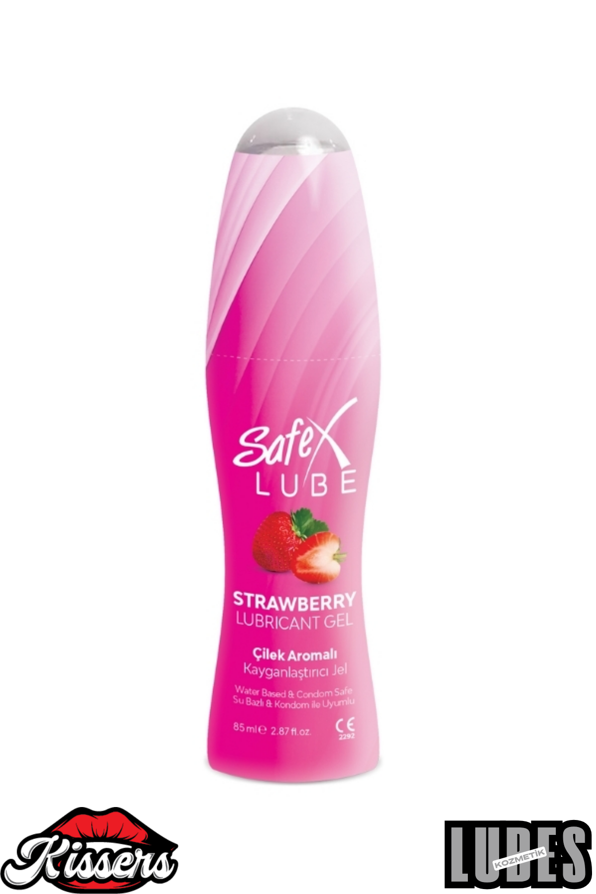 Safex Lube Çilek Aromalı Su Bazlı Kayganlaştırıcı Jel 85 Ml