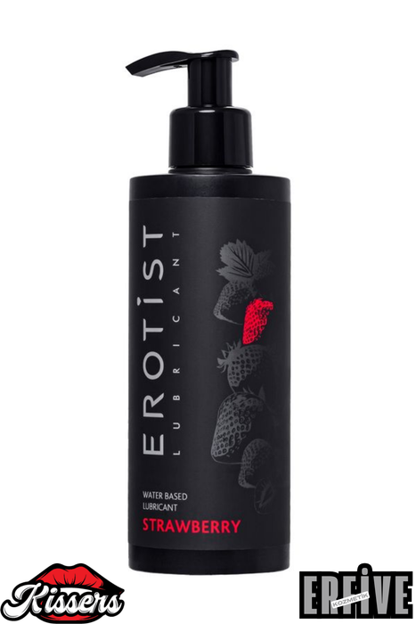 Erotist Çilek Aromalı Kayganlaştırıcı Jel 250 Ml Doğal Nemlendirici Kissers