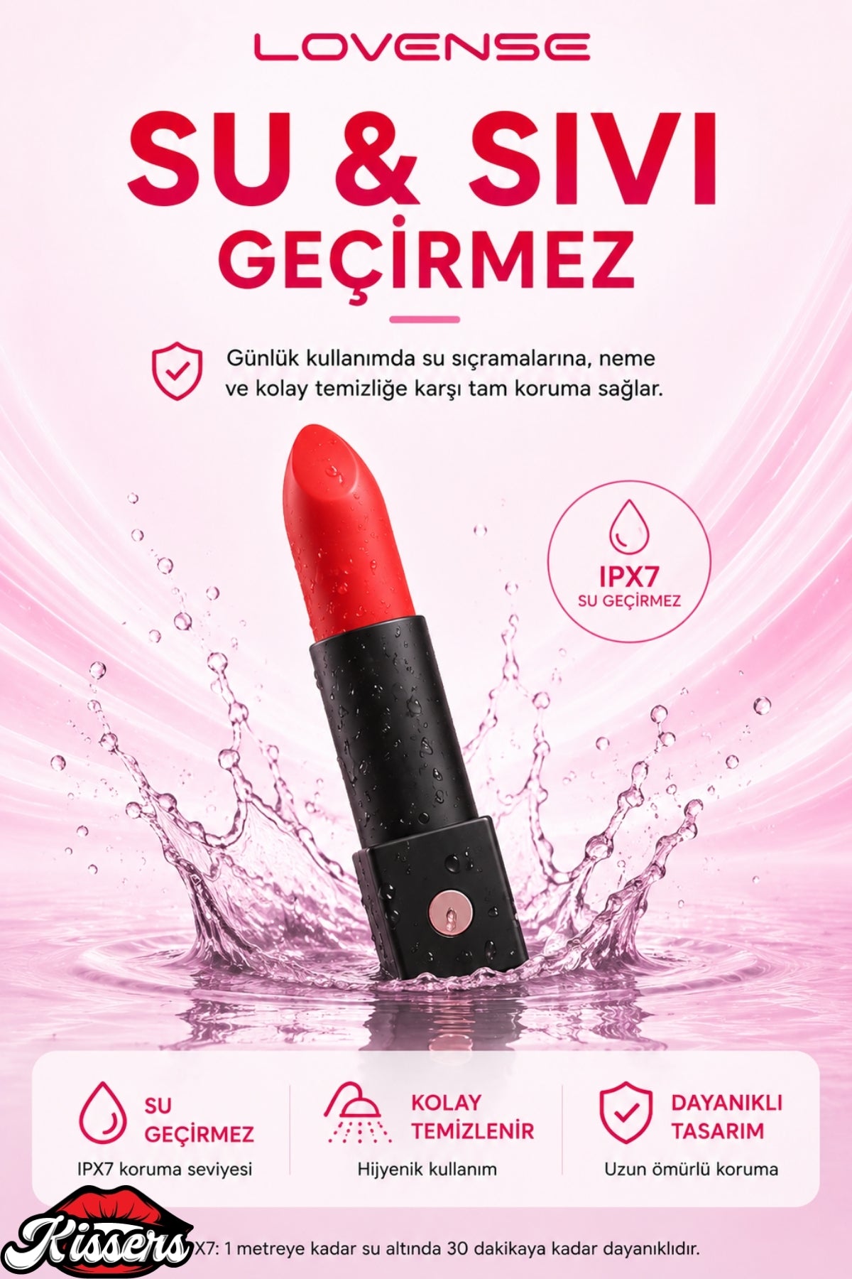 Lovense Dünyanin Her Yerinden Kontrol Edilebilen Exomoon Ruj Vibratör