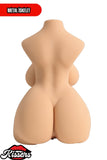 10 Farklı Titreşim Anal Vajinal Isıtmalı 10 Kg 46 cm Melez Sex Doll Realistik Manken