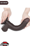 Lovetoy Ultra Realistik Hareketli Deri Çift Katmanlı Zenci Dildo Penis 22 cm
