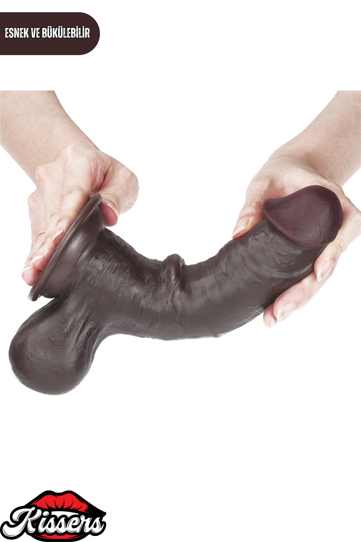 Lovetoy Ultra Realistik Hareketli Deri Çift Katmanlı Zenci Dildo Penis 18.5 cm