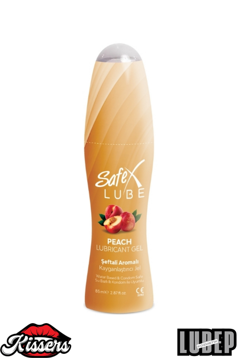 Safex Lube Şeftali Aromalı Su Bazlı Kayganlaştırıcı Jel 85 Ml