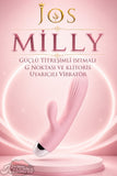 Jos Milly Güçlü Titreşimli Isıtmalı G Noktası ve Klitoris Uyarıcılı Vibratör