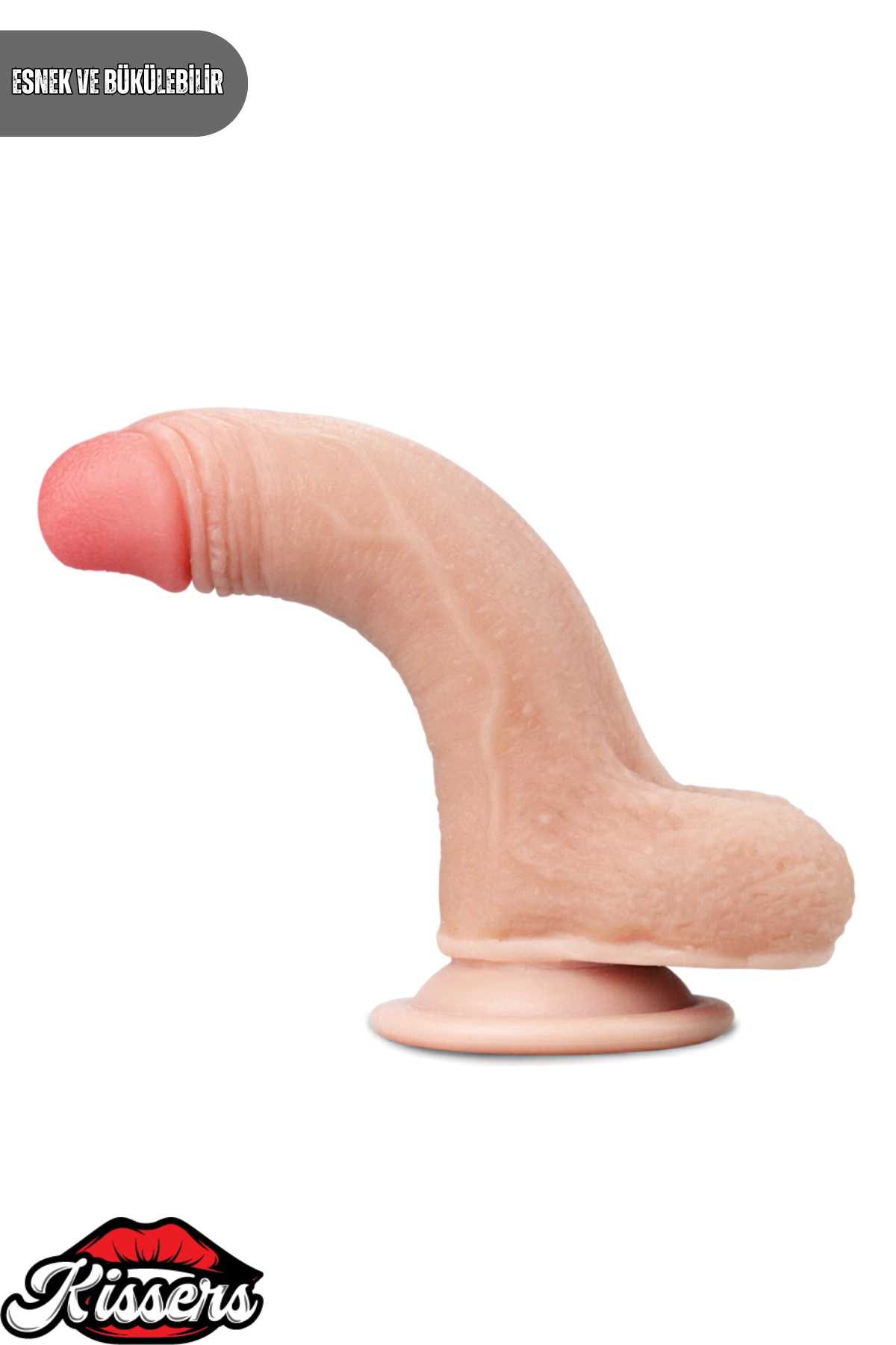 Lovetoy Ultra Realistik Hareketli Deri Çift Katmanlı Tek Renk Dildo Penis 18 cm