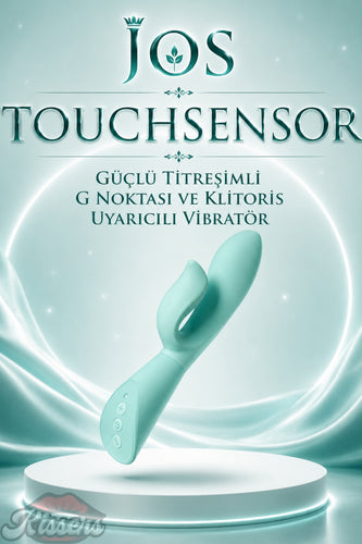 Jos Touchsensor Güçlü Titreşimli G Noktası ve Klitoris Uyarıcılı Vibratör