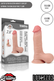 Lovetoy Ultra Realistik Hareketli Deri Çift Katmanlı Tek Renk Dildo Penis 18.5 cm