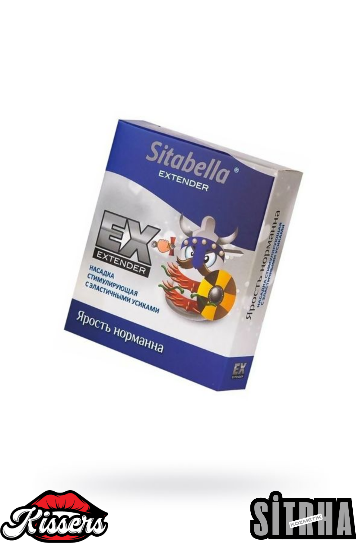 Sitabella Normanın Öfkesi Antenli Uyarıcı Prezervatif 12 Adet Dokulu Lateks Kissers