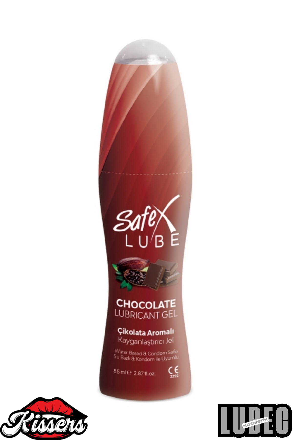 Safex Lube Çikolata Aromalı Su Bazlı Kayganlaştırıcı Jel 85 Ml