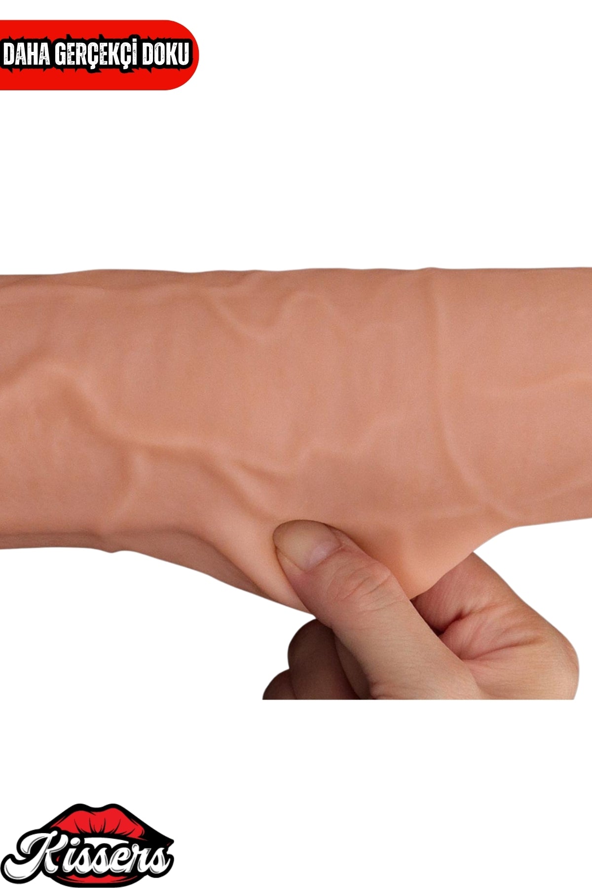 Kablolu Kumandalı Vantuzlu Güçlü Titreşimli Kayar Deri Penis Skin 35 cm