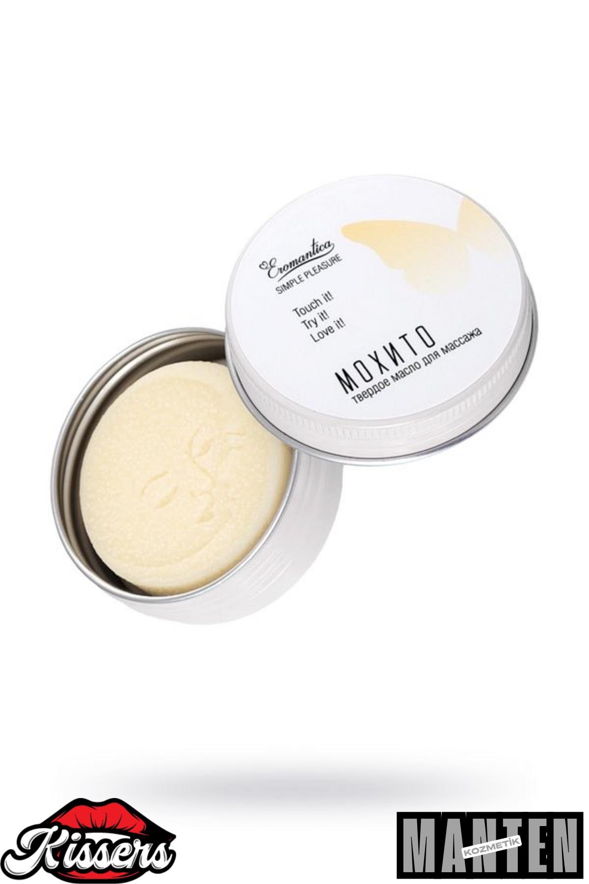 Kissers Eromantica Mojito Aromalı Katı Masaj Yağı 20 Gr