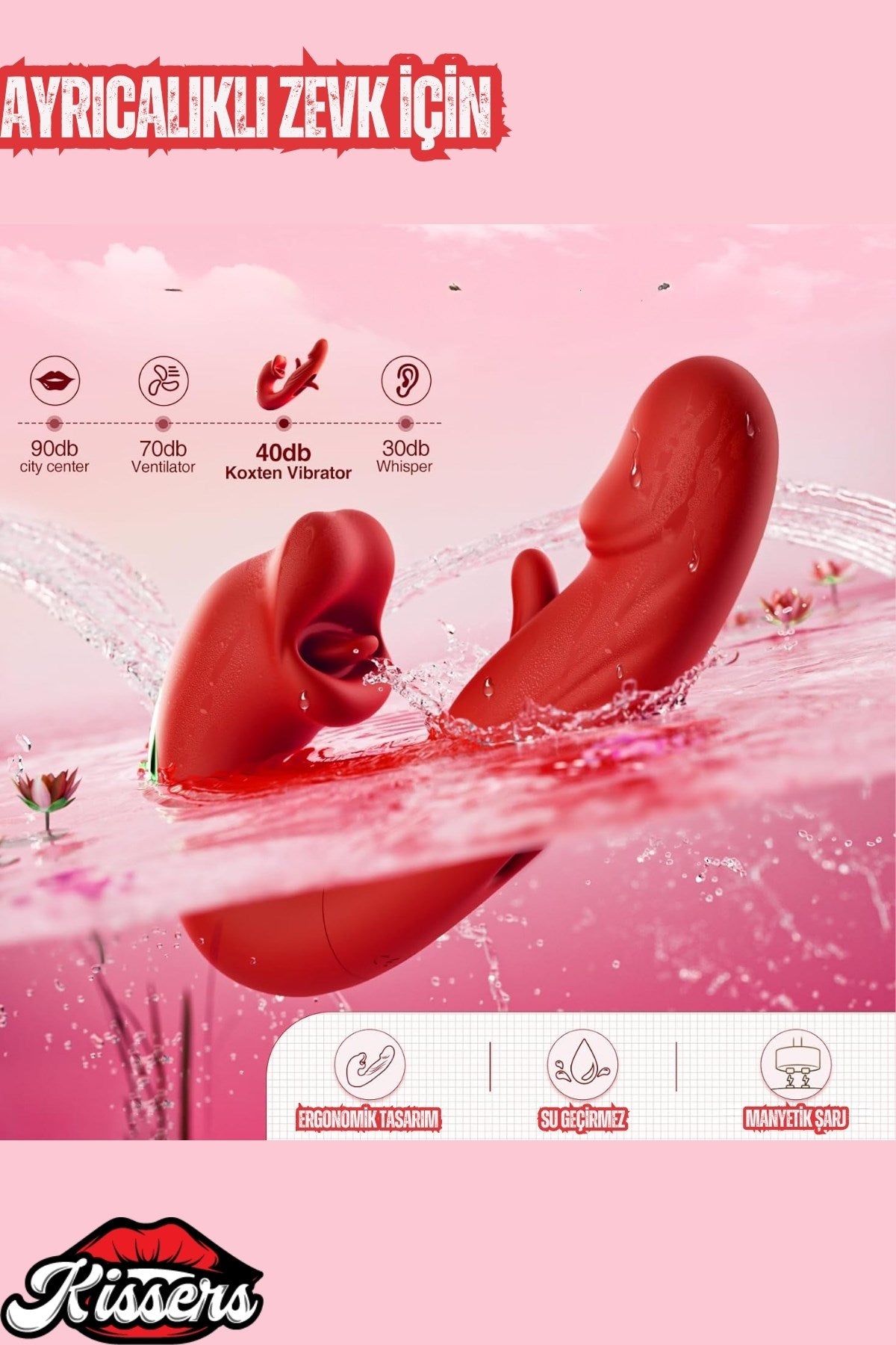 Telefon Kontrollü Titreşimli Emişli Aşağı Yukarı Dudak Ve Dil Hareketli 4'ü 1 Arada Vibratör