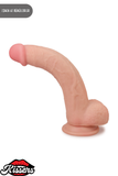 Lovetoy Ultra Realistik Hareketli Deri Çift Katmanlı Tek Renk Dildo Penis 23.5 cm