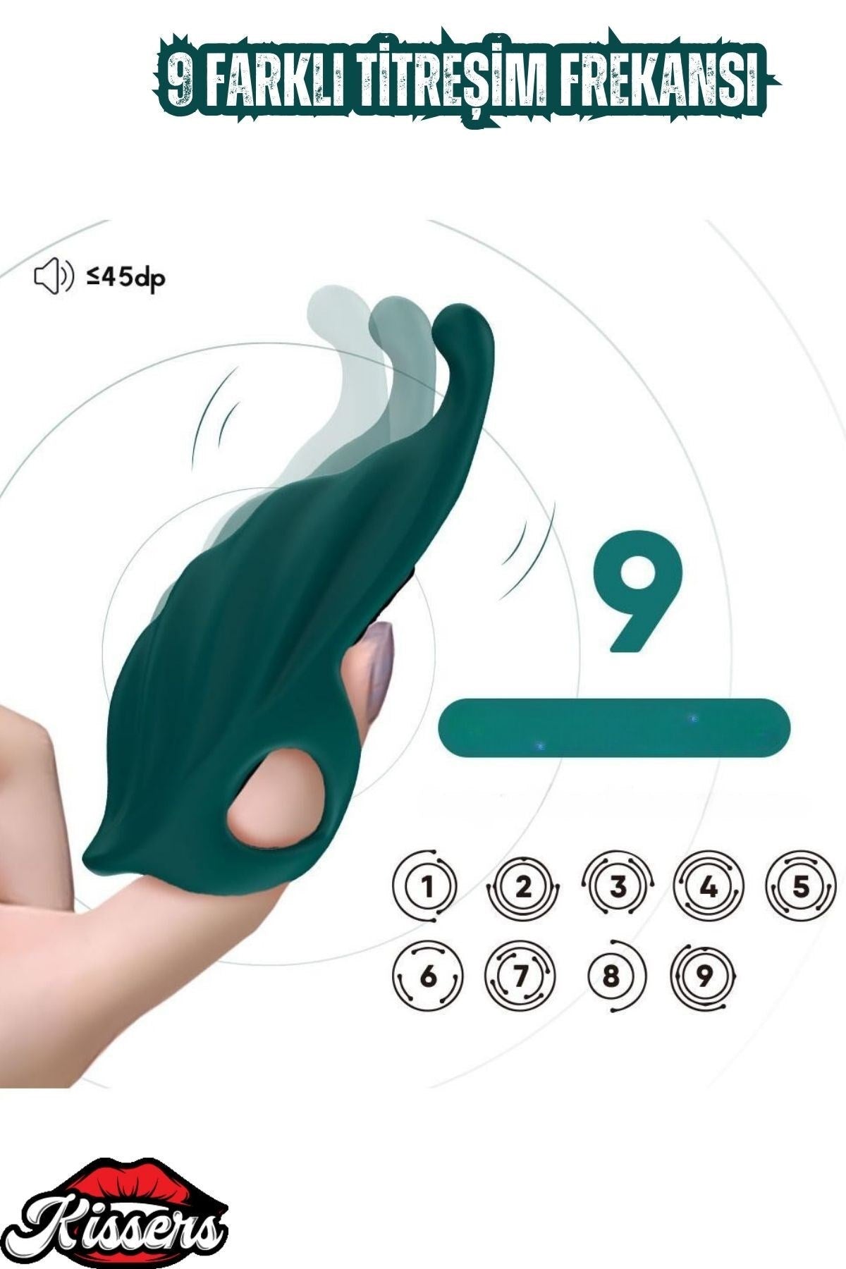 Sıvı Geçirmez G Nokta ve Klitoris Uyarıcı Parmağa Takılabilir Mini Vibratör