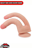 Çift Taraflı Hareketli Kayar deri Çift Katmanlı Realistik Vibratör Dildo Ultra Yumuşak Gerçekçi Titreşimli Yapay Penis