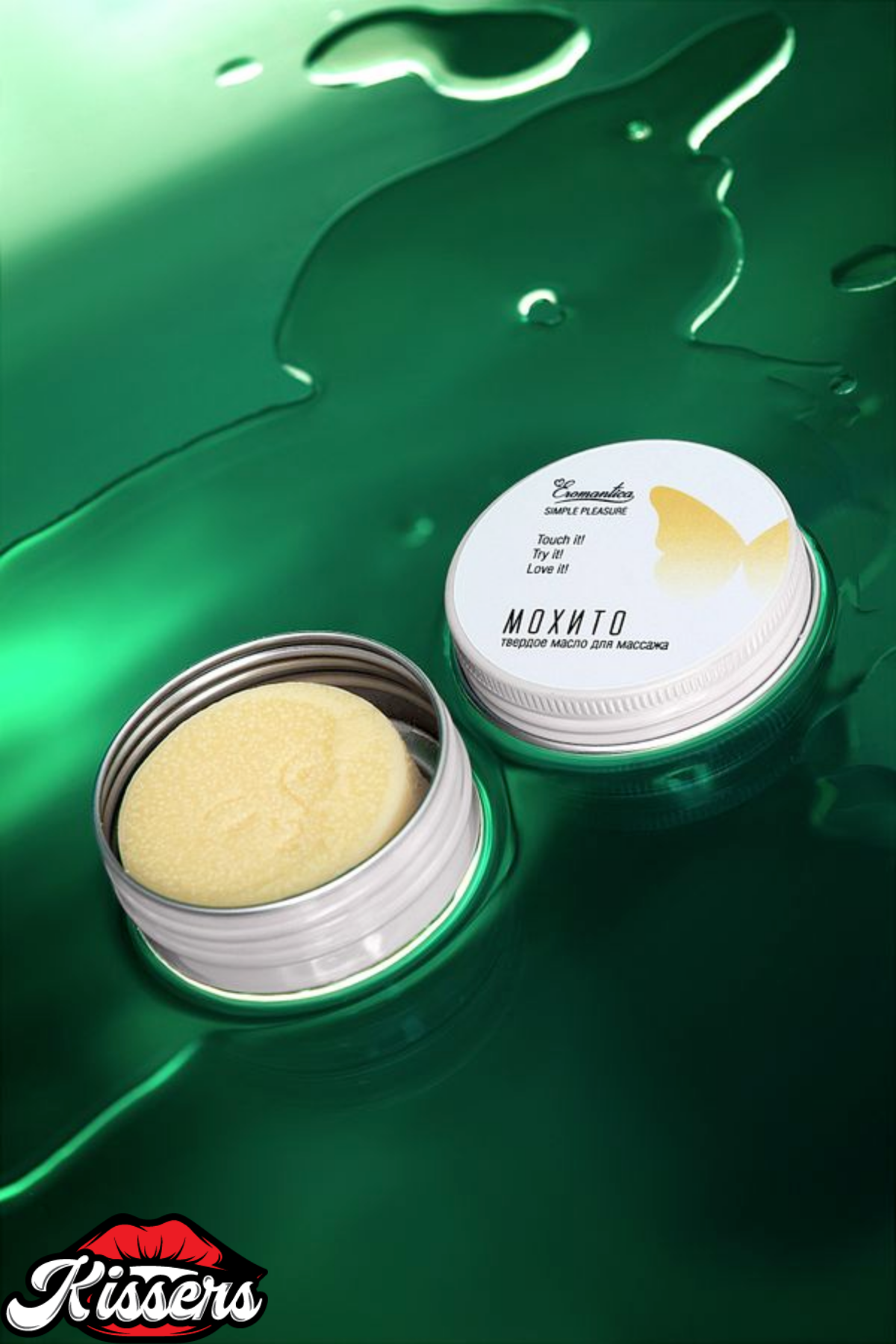 Kissers Eromantica Mojito Aromalı Katı Masaj Yağı 20 Gr