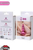 Loverty Vantuzlu Kalpli Silikon Anal Plug 8 cm Pembe Boğumlu Tasarım