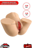Titreşim Modlu Anal Vajinal Çift Girişli 5.4 Kg 32 cm Beyaz Ten Sex Doll Realistik Kalça