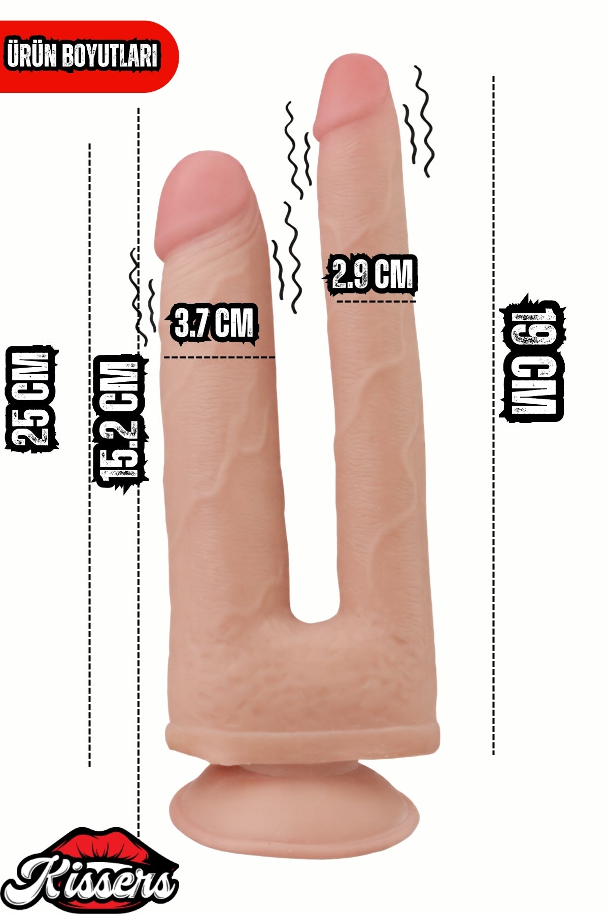 Çift Taraflı Hareketli Kayar deri Çift Katmanlı Realistik Vibratör Dildo Ultra Yumuşak Gerçekçi Titreşimli Yapay Penis