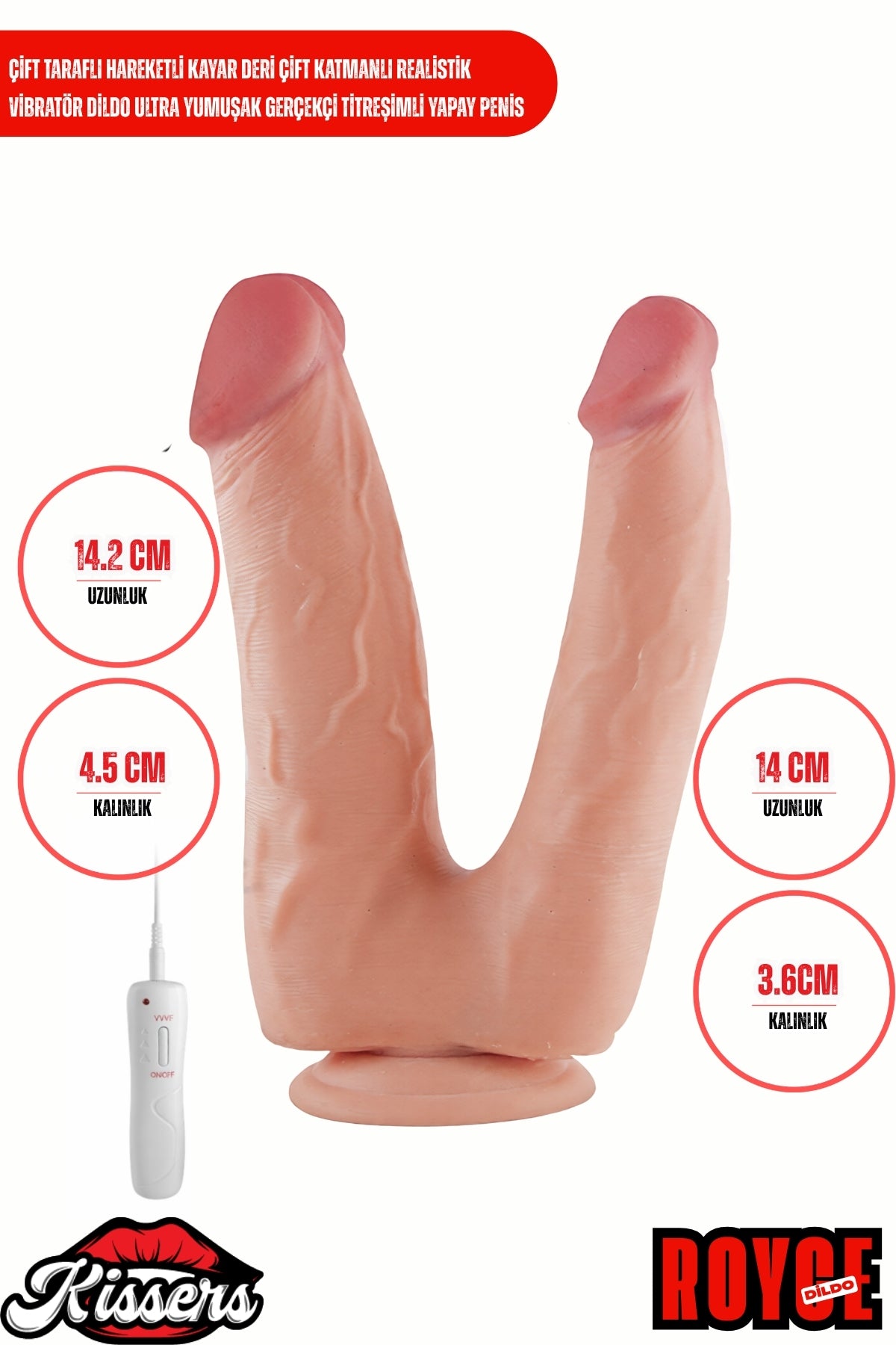 Çift Taraflı Hareketli Kayar deri Çift Katmanlı Realistik Vibratör Dildo Ultra Yumuşak Gerçekçi Titreşimli Yapay Penis