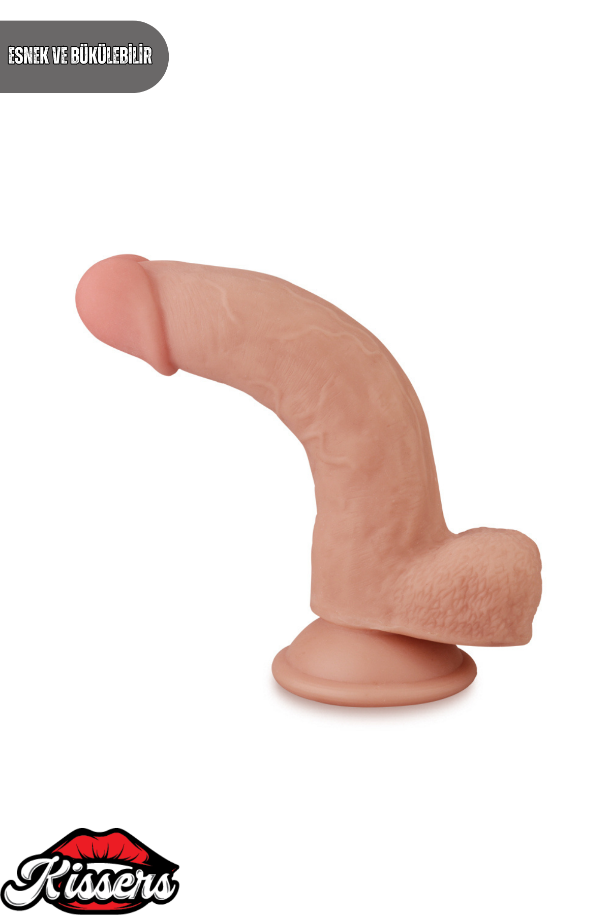 Lovetoy Ultra Realistik Hareketli Deri Çift Katmanlı Tek Renk Dildo Penis 23.5 cm