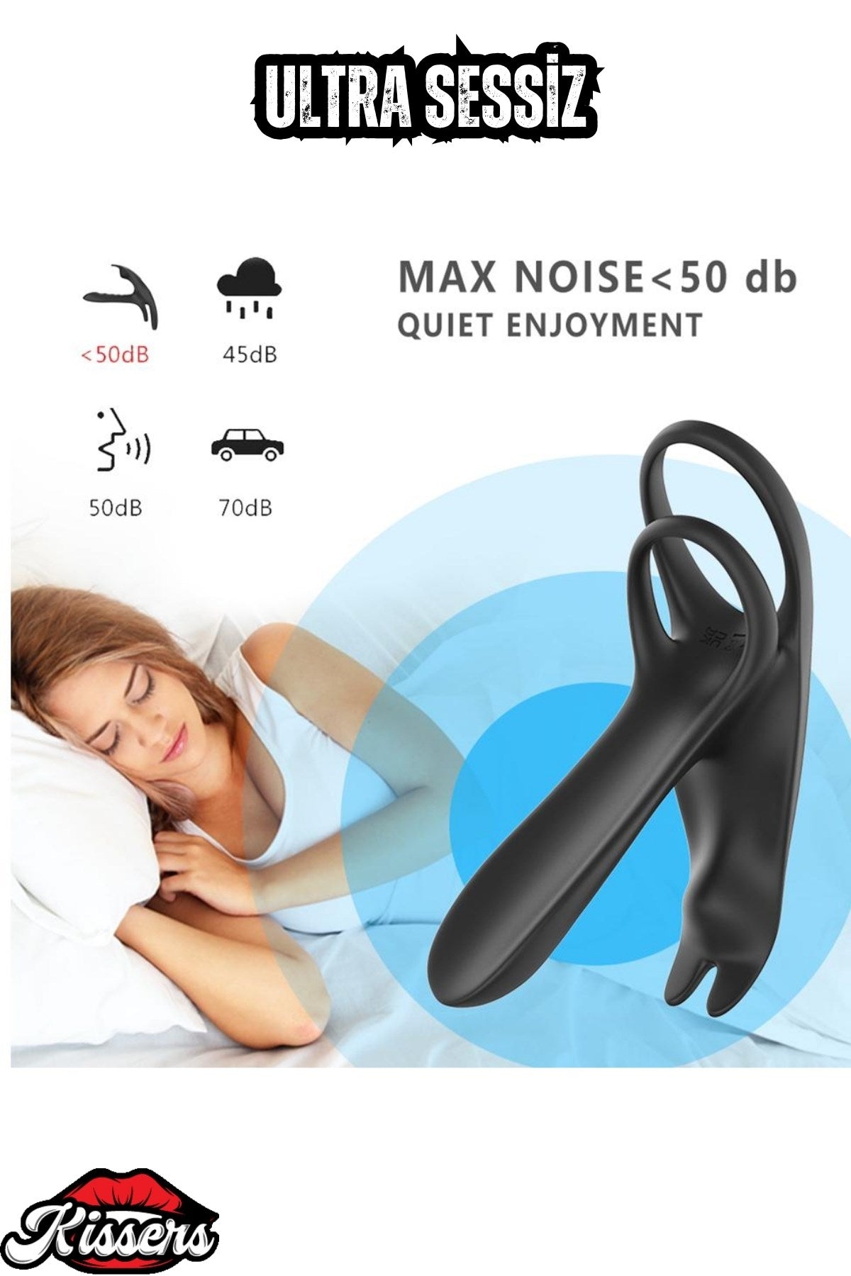 Alex Şarjlı Uzaktan Kumandalı G Nokta Klitoris Uyarıcı Vibratör Testis ve Penis Halkası