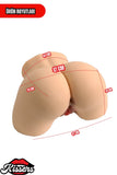 Titreşim Modlu Anal Vajinal Çift Girişli 5.4 Kg 32 cm Beyaz Ten Sex Doll Realistik Kalça