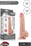 Lovetoy Ultra Realistik Hareketli Deri Çift Katmanlı Ten Rengi 23.5 cm