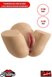 Titreşim Modlu Anal Vajinal Çift Girişli 5.4 Kg 32 cm Beyaz Ten Sex Doll Realistik Kalça