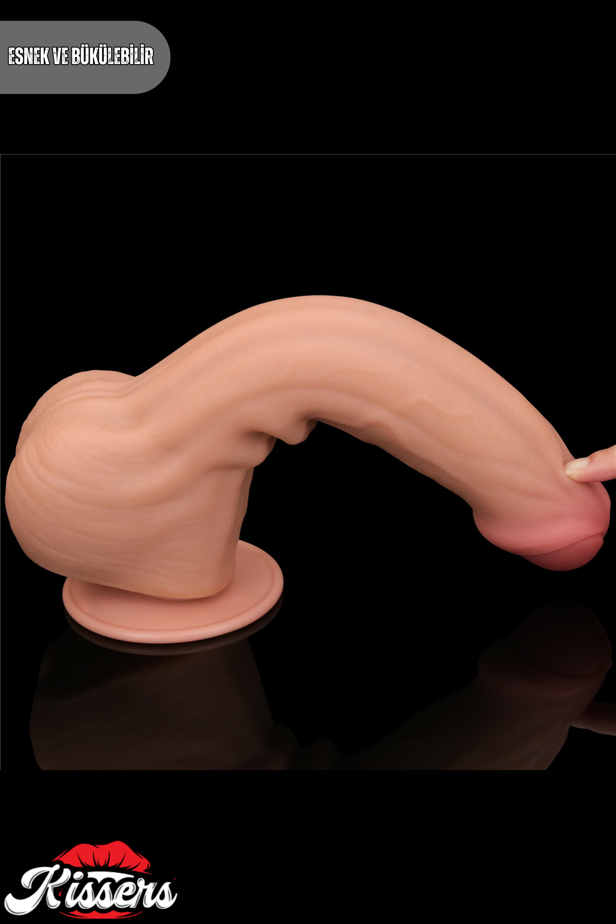 Lovetoy Ultra Realistik Hareketli Deri Çift Katmanlı Ten Rengi 23.5 cm