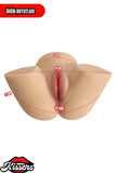 Titreşim Modlu Anal Vajinal Çift Girişli 5.4 Kg 32 cm Beyaz Ten Sex Doll Realistik Kalça