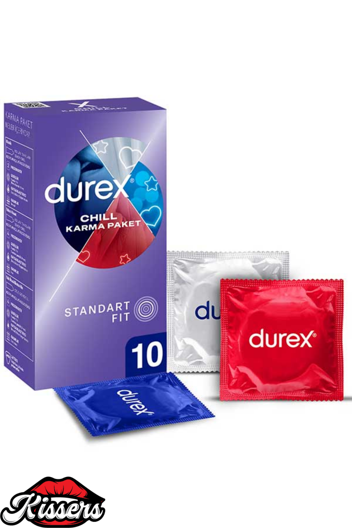 Durex Chill 10’lu Paket Karışık Seri 3 Özellikli Prezervatif HEATSYNC Teknolojili