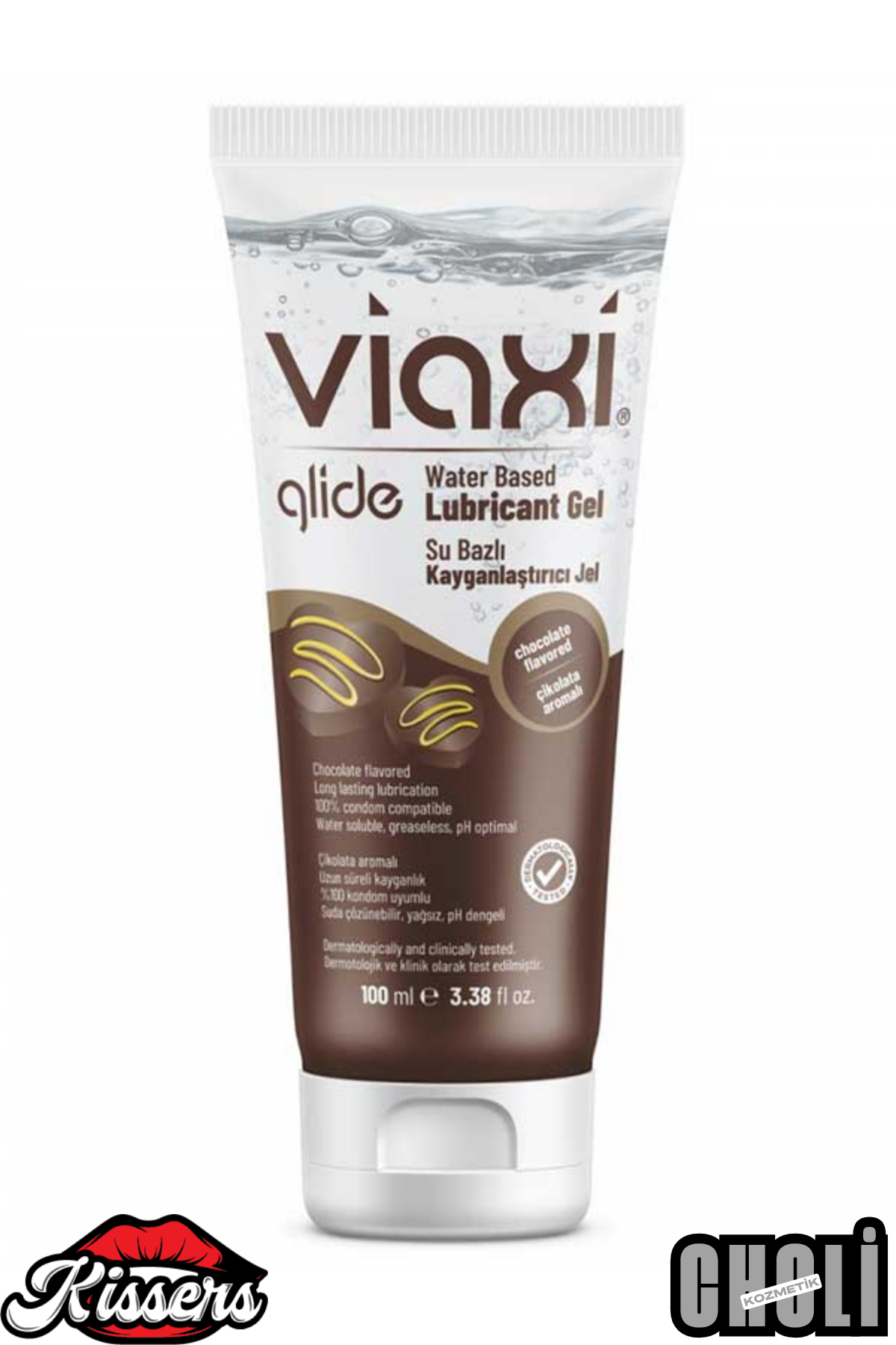 Viaxi Glide Çikolatalı Su Bazlı Kayganlaştırıcı Jel 100 Ml