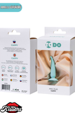 Sarru Vantuzlu Silikon Anal Plug 12,5 cm Mint Mavi Sivri Uçlu Tasarım