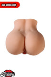 Titreşim Modlu Anal Vajinal Çift Girişli 1.1 Kg 14.5 cm Beyaz Ten Sex Doll Realistik Kalça