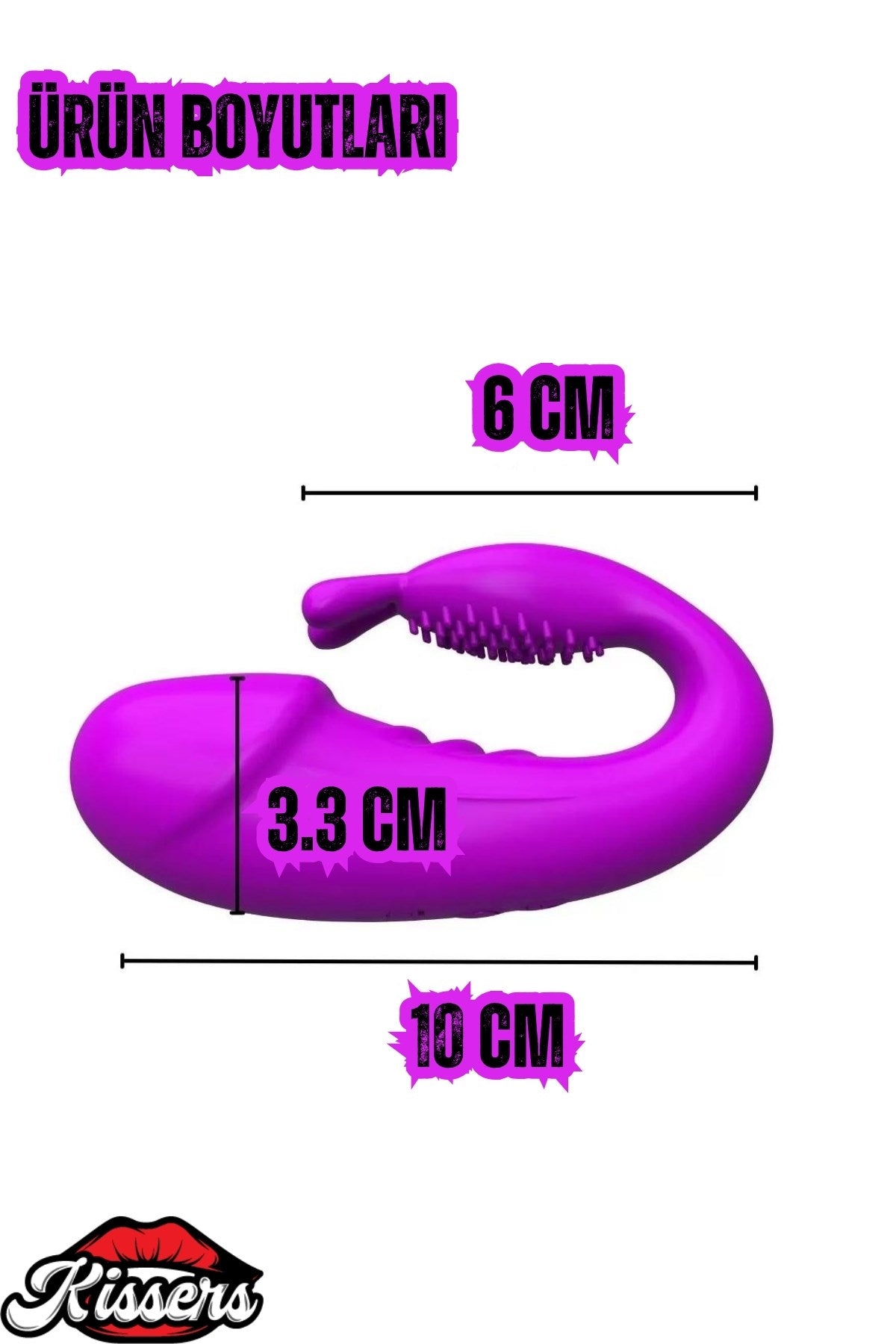 Kablosuz Kumandalı Şarjlı Tırtıklı Giyilebilir G Noktası Ve Klitoris Uyarıcılı 2 si 1 Arada Vibratör