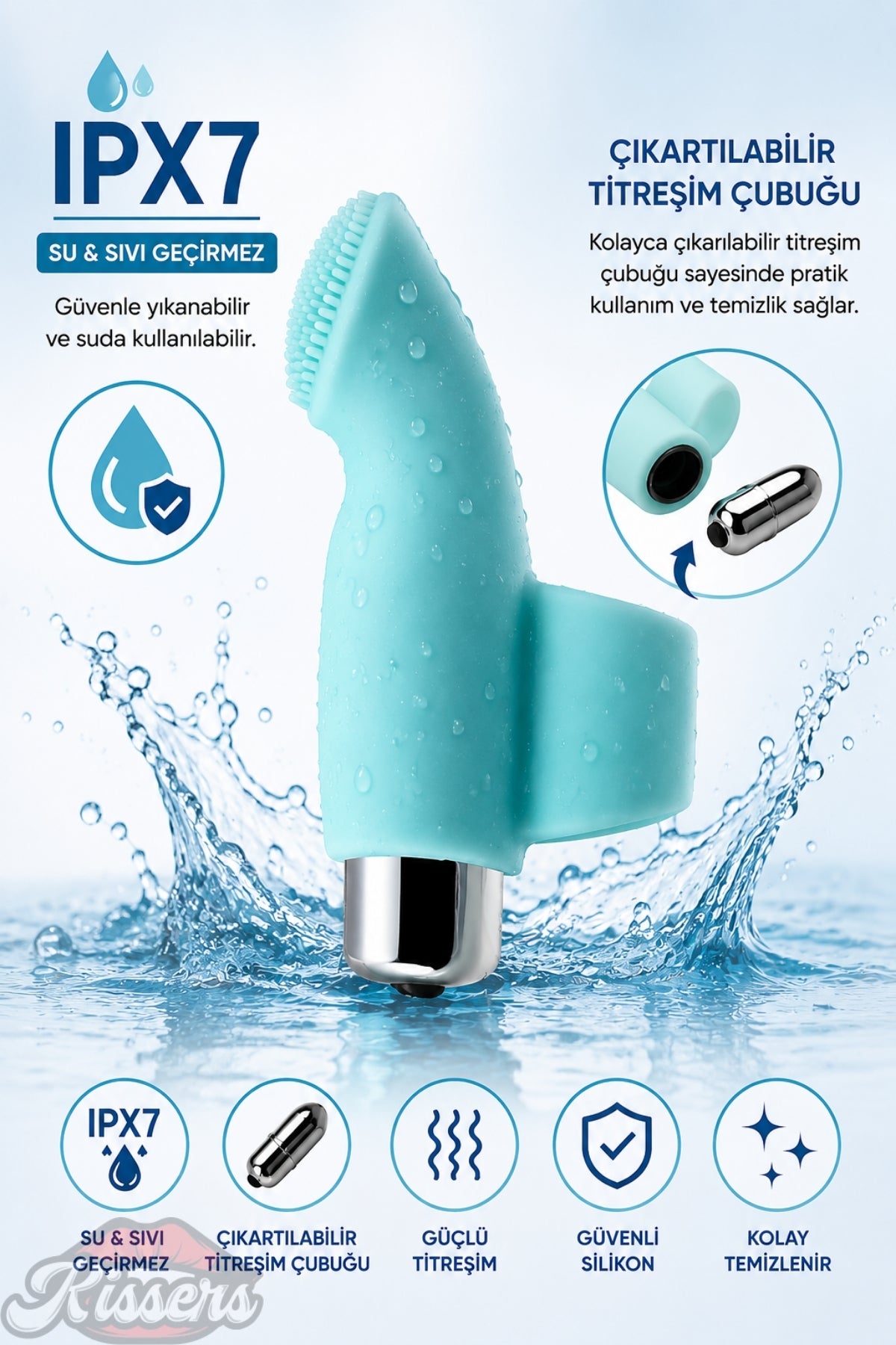 Jos Bliss Güçlü Titreşimli Parmak Vibratör