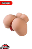 Titreşim Modlu Anal Vajinal Çift Girişli 1.1 Kg 14.5 cm Beyaz Ten Sex Doll Realistik Kalça