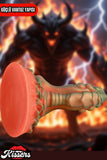 Ultra Gerçekçi Büyük Boy Realistik Kalın Monster Bukrek Yeşil Dildo Yapay Penis 18.5 cm