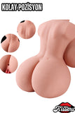Ultra Mega Boy Göğüs Girişli Dolgun Göğüslü Anal Vajinal Realistik Manken Mastürbatör 3.5 Kg
