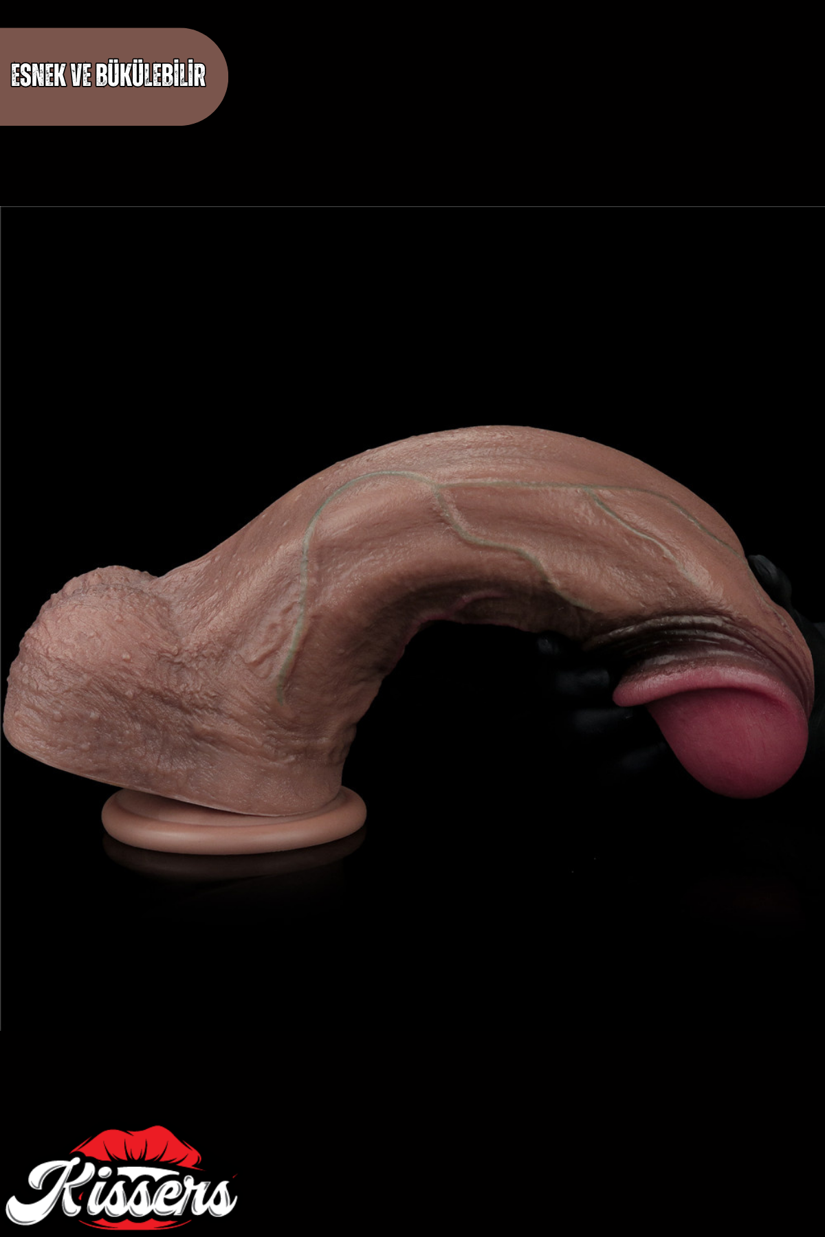 Lovetoy Ultra Realistik Hareketli Deri Çift Katmanlı Platin Silikon Yüksek Kalite Dildo Penis 33 cm