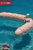 Gerçekçi Realistik Çift Taraflı Titreşimli Lezbiyen Dildo 33 Cm