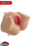 Titreşim Modlu Anal Vajinal Çift Girişli 4.5 Kg 20 cm Beyaz Ten Sex Doll Realistik Kalça