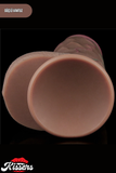 Lovetoy Ultra Realistik Hareketli Deri Çift Katmanlı Platin Silikon Yüksek Kalite Dildo Penis 31 cm