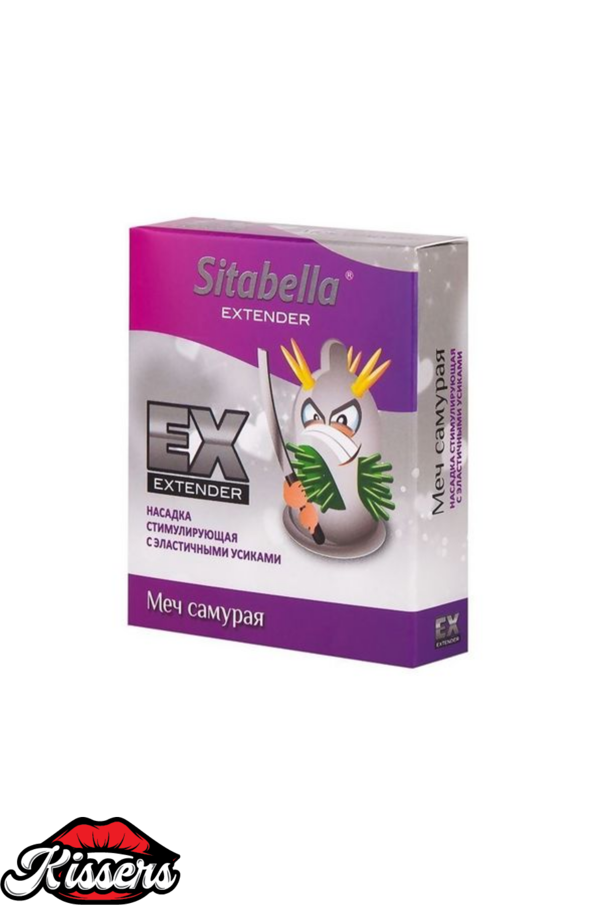 Sitabella Extender Samurai Sword Antenli Uyarıcı Prezervatif 12 Adet Lateks Kissers