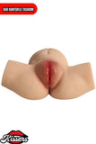 Titreşim Modlu Anal Vajinal Çift Girişli 1.6 Kg 30 cm Beyaz Ten Sex Doll Realistik Kalça