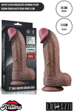 Lovetoy Ultra Realistik Hareketli Deri Çift Katmanlı Platin Silikon Yüksek Kalite Dildo Penis 28 cm